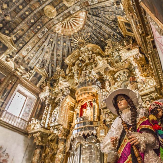 Tour of Andean Baroque churches in Cusco area