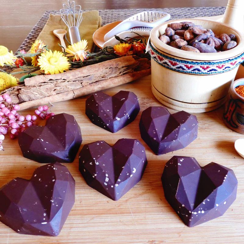 45g cacao hearts for preparing cacao